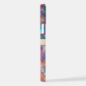 Glitzer Opal Moderne Holographische Sammlung iPhone Hülle (Rechte Seite)