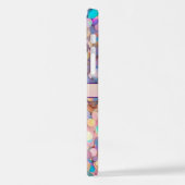 Glitzer Opal Moderne Holographische Sammlung iPhone Hülle (Linke Seite)