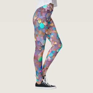 Glitzer Opal Moderne Holographische Sammlung Leggings