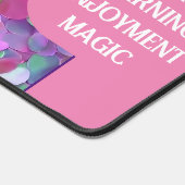 Glitzer Opal Moderne Holographische Sammlung Schreibtischunterlage (Ecke)