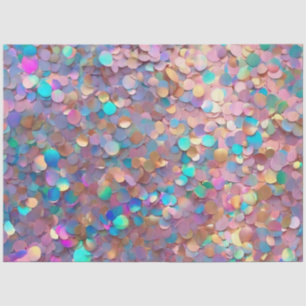 Glitzer Opal Moderne Holographische Sammlung Seidenpapier