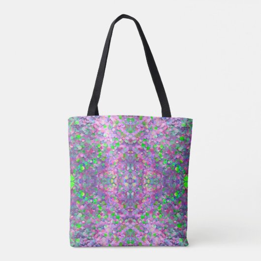 Glitzer Opal Moderne Holographische Sammlung Tasche (Rückseite)