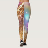 Glitzer Opal Popular Holographic Collection Leggings (Rückseite)