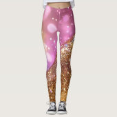 Glitzer Opal Popular Holographic Collection Leggings (Vorderseite)