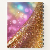 Glitzer Opal Popular Holographic Collection Notizblock (Rückseite)