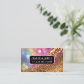 Glitzer Opal Popular Holographic Collection Visitenkarte (Stehend Vorderseite)