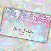 Glitzer Opal Stone Visitenkarte