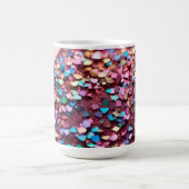 Glitzer Opal Trendy Holographic Collection Kaffeetasse (Mittel)