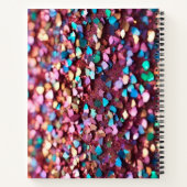 Glitzer Opal Trendy Holographic Collection Notizblock (Rückseite)