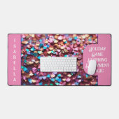 Glitzer Opal Trendy Holographic Collection Schreibtischunterlage (Tastatur & Maus)