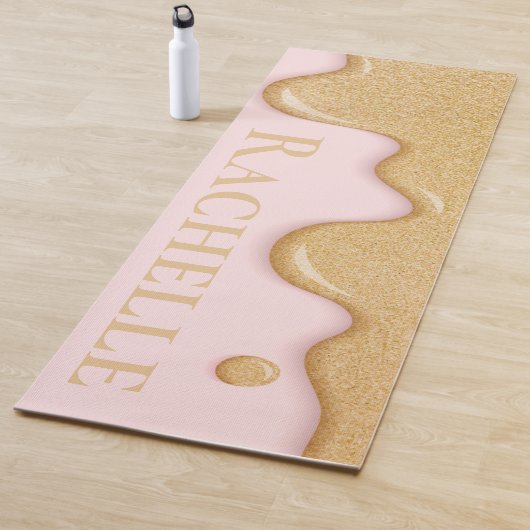 Glitzer Paint Tropfen Yoga Mat Yogamatte (Beispiel)