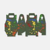 Glitzer Paintball Party Paint Spritzer Geschenkschachtel (Ungefaltet)