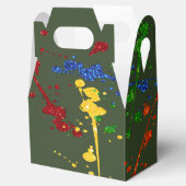 Glitzer Paintball Party Paint Spritzer Geschenkschachtel (Geöffnet)