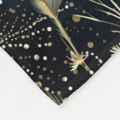 Glitzer Pampas Grass Fleecedecke (Ecke)