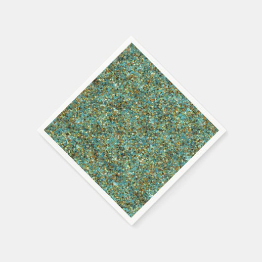 Glitzer-PAPIER-NAPKINS Serviette (Ecke)