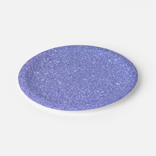 Glitzer Pappteller (Schrägansicht)