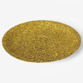 Glitzer Pappteller (Schrägansicht)
