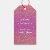 Glitzer Party Geschenkanhänger (Vorderseite)