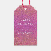 Glitzer Party Geschenkanhänger (Rückseite)