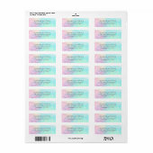 Glitzer Pastel Bokeh Girly Colorful Pattern (Vorne)