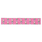 Glitzer Pastle Pink Einhorn Long Table Runner Großer Tischläufer (Horizontal)
