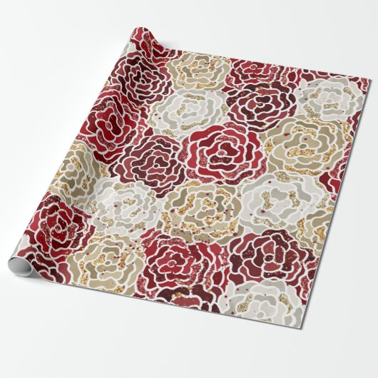 Glitzer Pattern Geschenkpapier (Ungerollt)