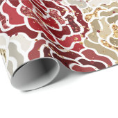 Glitzer Pattern Geschenkpapier (Rolleneckpunkt)