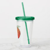 Glitzer Peach Acryltrinkbecher (Links)