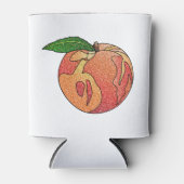 Glitzer Peach Dosenkühler (Vorderseite)