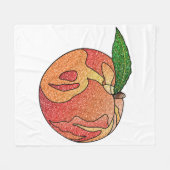 Glitzer Peach Fleecedecke (Vorderseite (Horizontal))