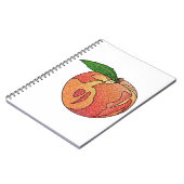 Glitzer Peach Notizblock (Linke Seite)