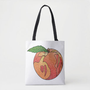 Glitzer Peach Tasche