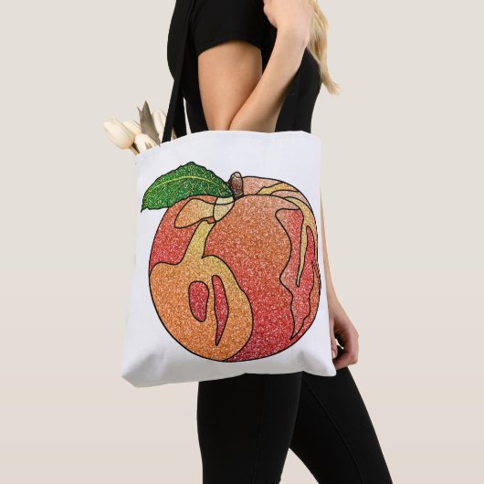 Glitzer Peach Tasche (Von Nahem)