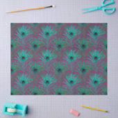 Glitzer Peacock Feather Serie Design 6 Seidenpapier (Basteln)