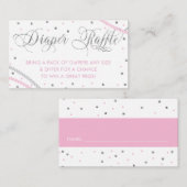 Glitzer & Perlen: Windelrumpf Visitenkarte (Vorne/Hinten)