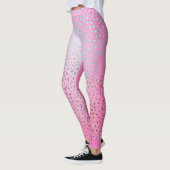 Glitzer Pink Cheetah Print Leggings (Links)