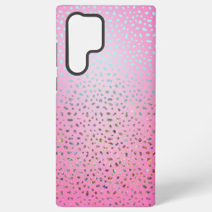 Glitzer Pink Cheetah Print Samsung Galaxy Hülle