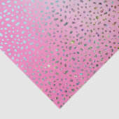 Glitzer Pink Cheetah Print Seidenpapier (Ausschnitt)