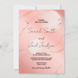 Glitzer Pink Hochzeitseinladungen Einladung