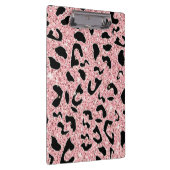 GLITZER PINK LEOPARD KLEMMBRETT (Rechts)