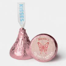 Glitzer Pink Quinceanera Hershey®'s Kisses®