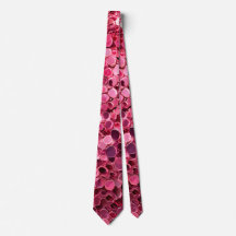 Glitzer Pink Sequin Neck Tie