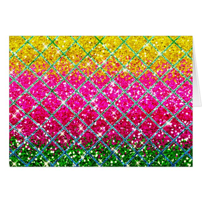 Glitzer Pink Snakeskin (Vorderseite (Horizontal))