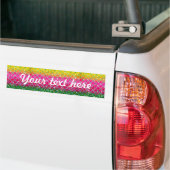 Glitzer Pink Snakeskin Autoaufkleber (Auf Lkw)
