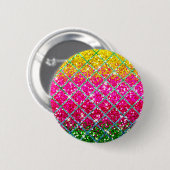 Glitzer Pink Snakeskin Button (Vorne & Hinten)