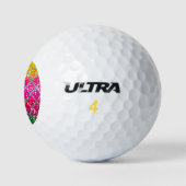 Glitzer Pink Snakeskin Golfball (Logo)