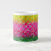 Glitzer Pink Snakeskin Jumbo-Tasse (Vorderseite)