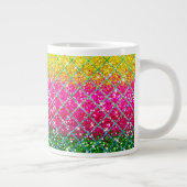 Glitzer Pink Snakeskin Jumbo-Tasse (Rechts)