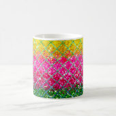 Glitzer Pink Snakeskin Kaffeetasse (Mittel)