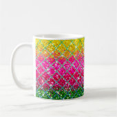 Glitzer Pink Snakeskin Kaffeetasse (Links)